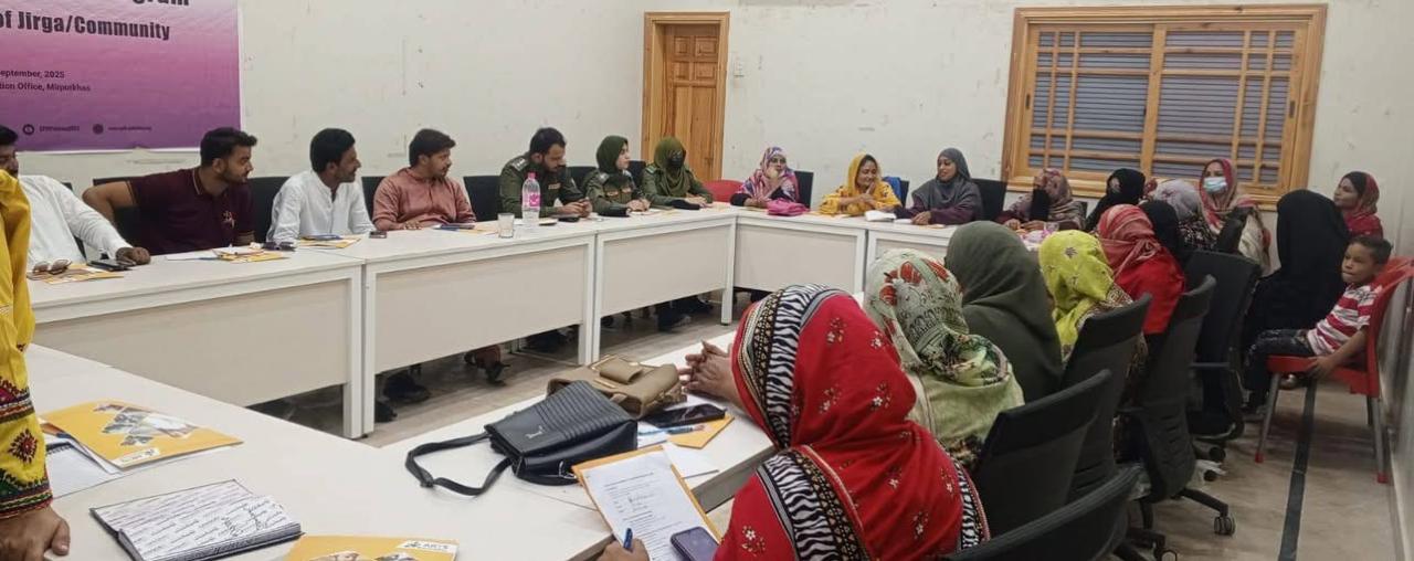 Community programme session - IPECS field team, Mirpurkhas